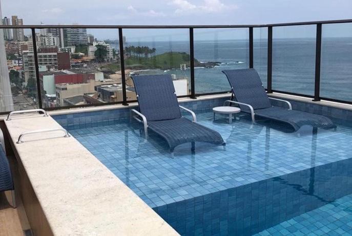 Smart Farol Da Barra - Vista Mar Com Varanda Arejada Lejlighed Salvador Eksteriør billede